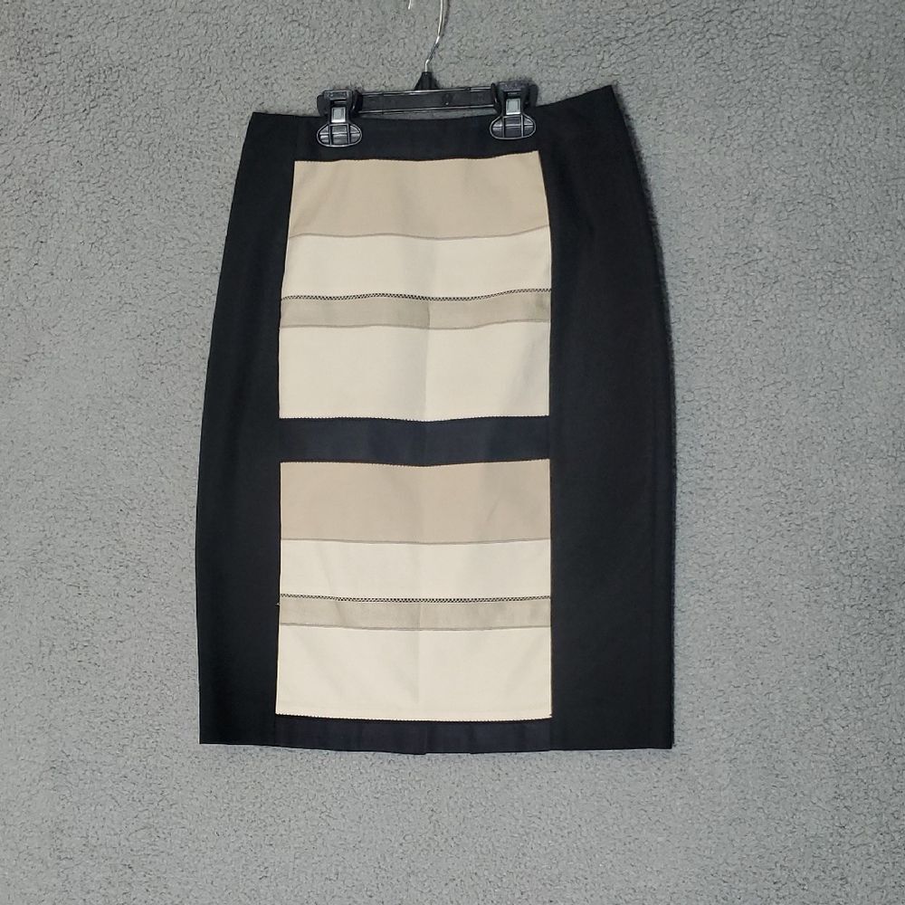 Lafayette 148 New York Panel Block Color designer skirt Size 0